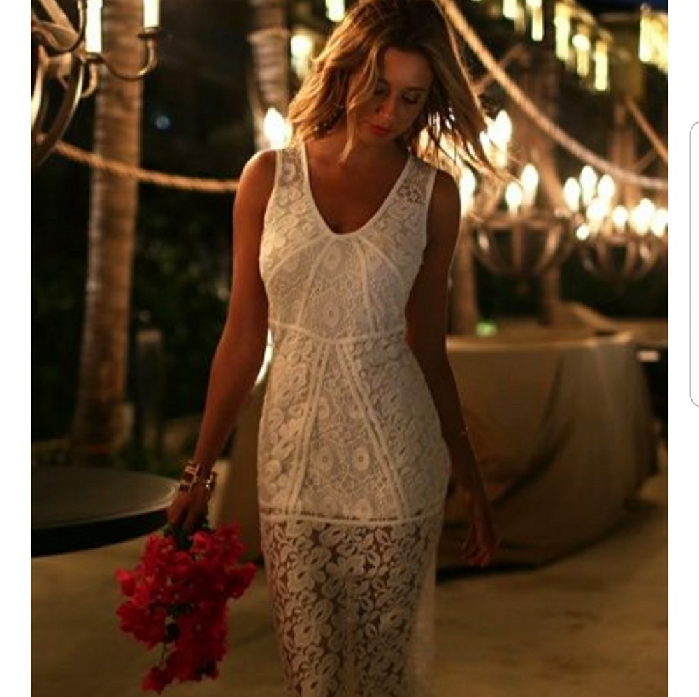 Sabo skirt white dress